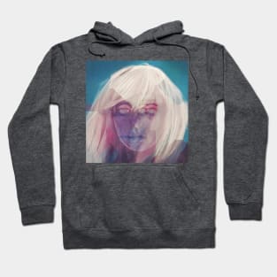 ETHEL Ghost Spirit Horror Glitch Art Hoodie